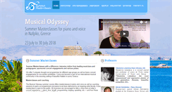 Desktop Screenshot of musical-odyssey.com